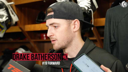 Drake Batherson dispo médias avant le match contre ANA