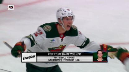 Energizer OT Winner: Matt Boldy