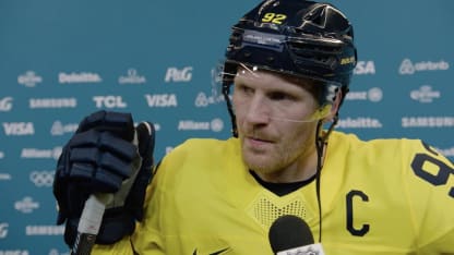 Gabriel Landeskog post-game interview (vs Team Italy)