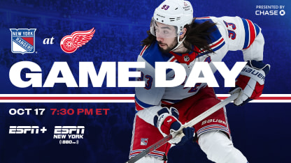 Rangers at Red Wings: Pregame Notes | 10.17.24