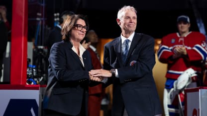 Sauvageau and Gagnon honored at the Bell Centre