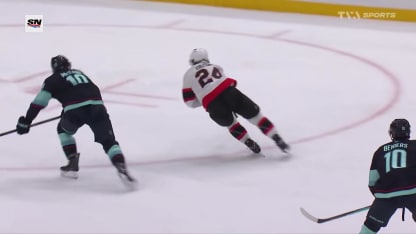 OTT@SEA: Cozens marque un but contre Joey Daccord