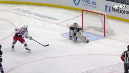 NYR@CBJ: Trocheck scores SHG against 
Jet Greaves