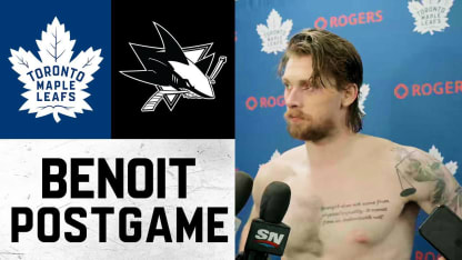 Simon Benoit| Post Game at San Jose Sharks