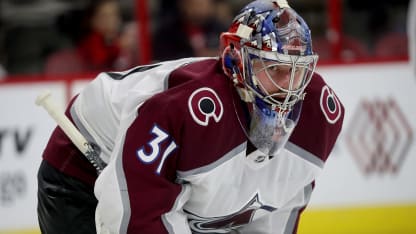 Philipp Grubauer pregame Carolina Hurricanes 2018 October 20