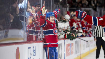 Canadiens vencen a Wild 4-3: Caufield anota gol decisivo y Demidov brilla