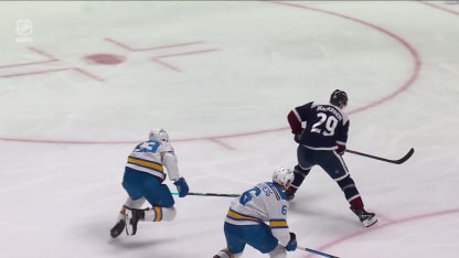 STL@COL: Thomas scores goal against Mackenzie Blackwood