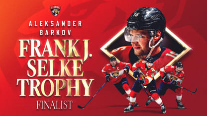 Florida Panthers Captain Aleksander Barkov Named Finalist for the 2023-24 Frank J. Selke Trophy