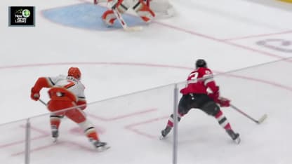 ANA@NJD: Noesen scores goal against Lukas Dostal