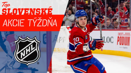 🇸🇰 Slovenský týždeň v NHL: Najlepšie akcie