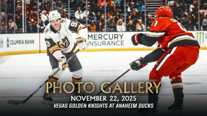 PHOTO GALLERY | Vegas Golden Knights at Anaheim Ducks | Nov. 22, 2025