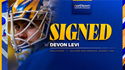 buffalo sabres devon levi restricted free agent contract rochester americans amerks