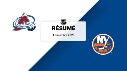 COL vs NYI | Résumé | 04/12/2025
