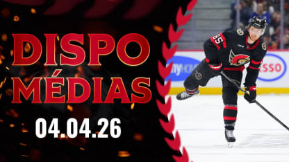 Jake Sanderson dispo médias après le match contre MIN