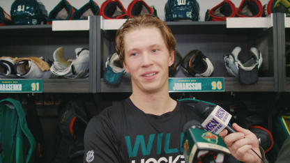 Boldy Postgame vs. Calgary 11/9