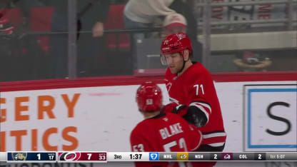 FLA@CAR: Hall scores goal against Sergei Bobrovsky