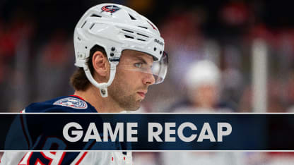 adam fantilli hat trick blue jackets down capitals