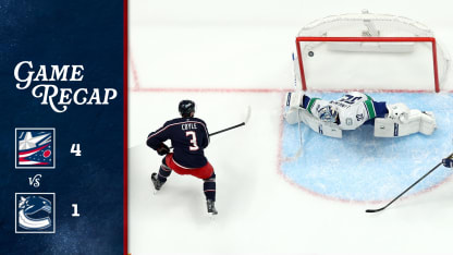 Vancouver Canucks Columbus Blue Jackets game recap January 15, 2026