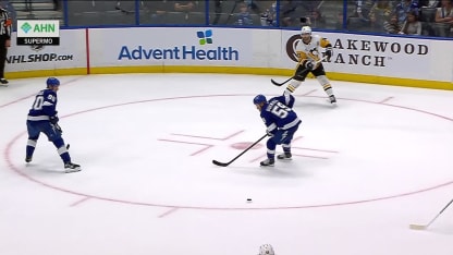 PIT@TBL: Chinakhov scores goal against Andrei Vasilevskiy