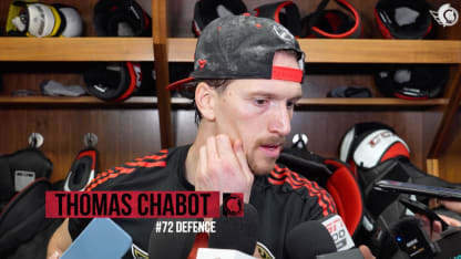 Thomas Chabot dispo médias après le match contre NYI