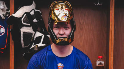 Holmstrom Earns Third Iron Man Mask as Islanders Hold Off Flames 3-2