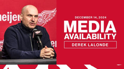 Derek Lalonde Morning Skate Media Availability 