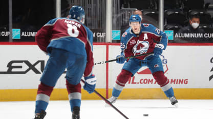 Nathan MacKinnon Cale Makar Arizona Coyotes 2021 April 12