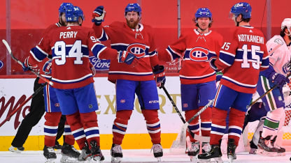 Canadiens celebrate