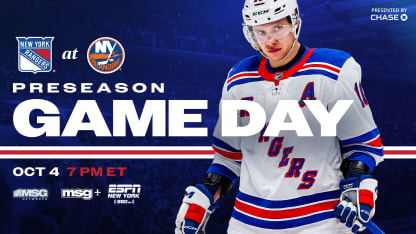 Rangers at Islanders: Pregame Notes | 10.04.24