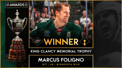 Foligno awarded King Clancy Trophy