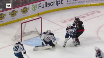 Thomas Chabot with a Powerplay Goal vs. les Jets de Winnipeg