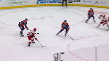 CAR@EDM: Blake scores goal against Tristan Jarry
