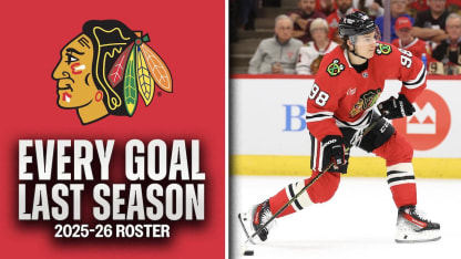 Alle Tore der Blackhawks-Spieler für 2025/26 aus der vergangenen Saison