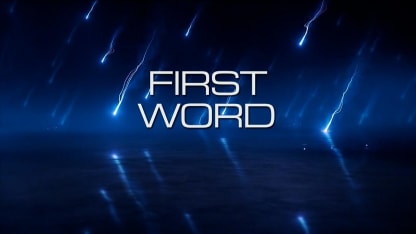 NHL Tonight: First Shift plays 'First Word'