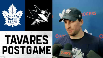 John Tavares | Post Game at San Jose Sharks