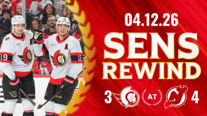 Sens Battle Back But Fall to Devils in OT