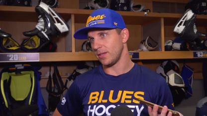 Blues after first day of training camp