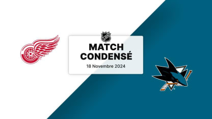 Match condensé : Red Wings @ Sharks 18/11/2024