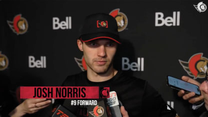 Josh Norris Postgame Media vs BUF