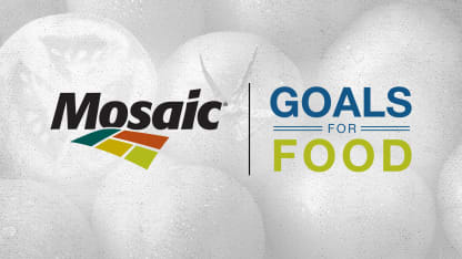 Mosaic to donate $200,000 through Lightning's Goals for Food Program
