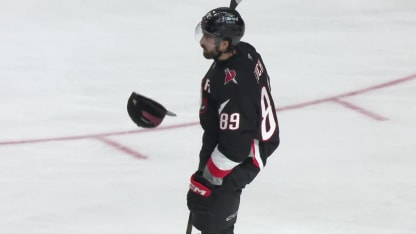 Tuch finishes hat trick on empty net