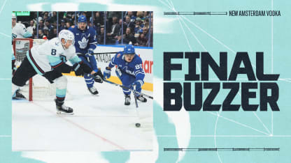 final buzzer seattle kraken at toronto maple leafs november 30