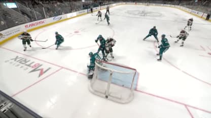 MIN@SJS: Foligno scores goal against Yaroslav Askarov