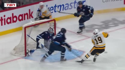 PIT@WPG: Namestnikov scores goal against Arturs Silovs