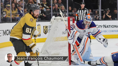 Pickard Stone Oilers Golden Knights série deuxième tour