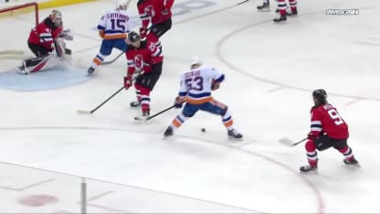 Cal Clutterbuck with a Goal vs. New Jersey Devils