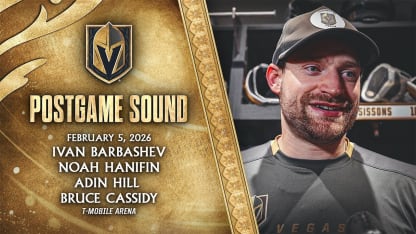 🎥 POSTGAME SOUND: Barbashev, Hanifin, Hill & Cassidy