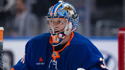 Sorokin von den New York Islanders glaenzt als Torschuetze