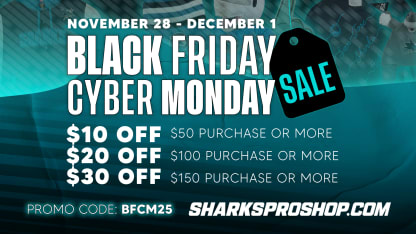Save big on Sharks merch!