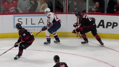 WSH@CAR: Duhaime scores goal against Frederik Andersen